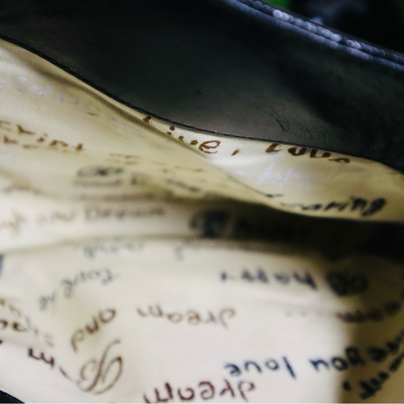 VTG BRIGHTON KATARINA 3D LEATHER MASTERPIECE COLLECTION EMBROIDERED SHOULDER BAG - Picture 6 of 11